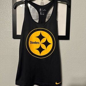 NFL Team Apparel Nike Dri-Fit Tank Racerback Women's Size S - Pitts Steelers NWT